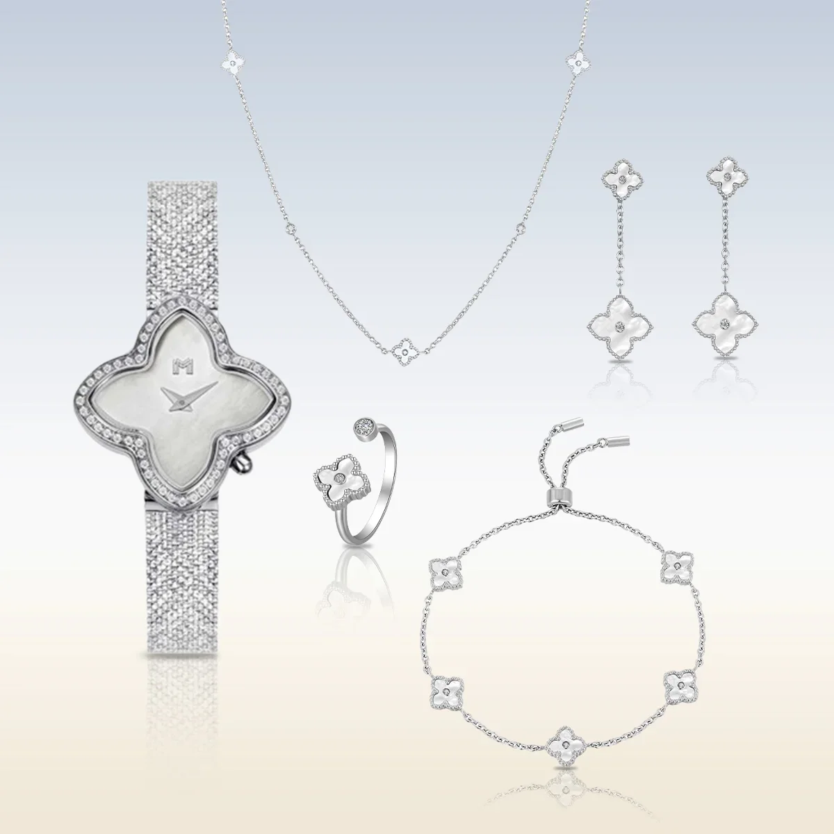 Alia / Mini Joory Pearl Silver - Gift Set - Image 11