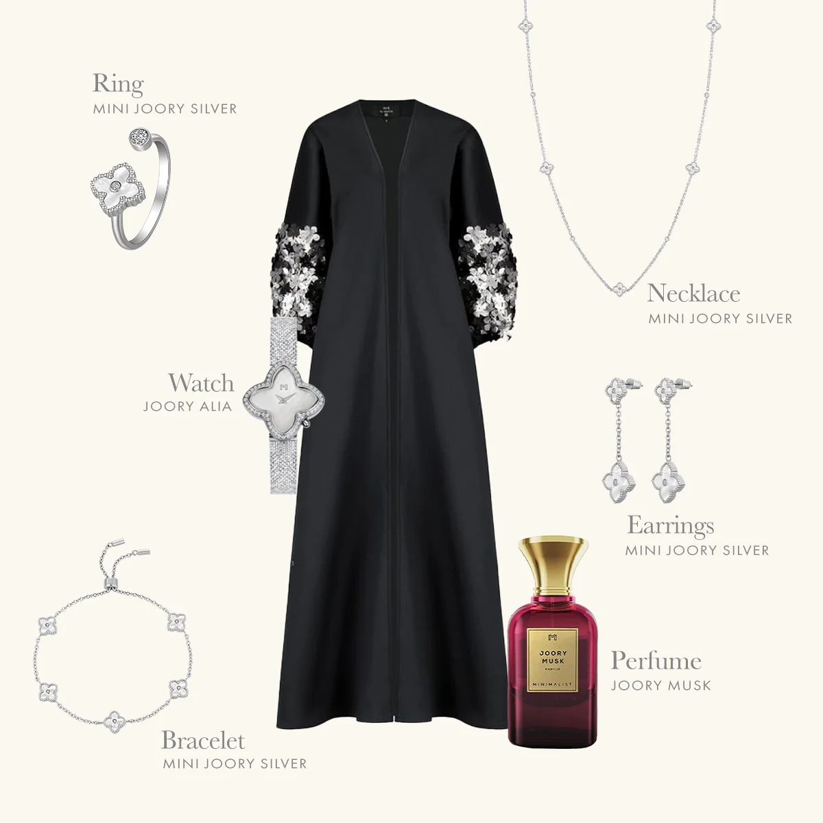 Alia / Mini Joory Pearl Silver / Joory Musk Parfum - Gift Box - Image 21