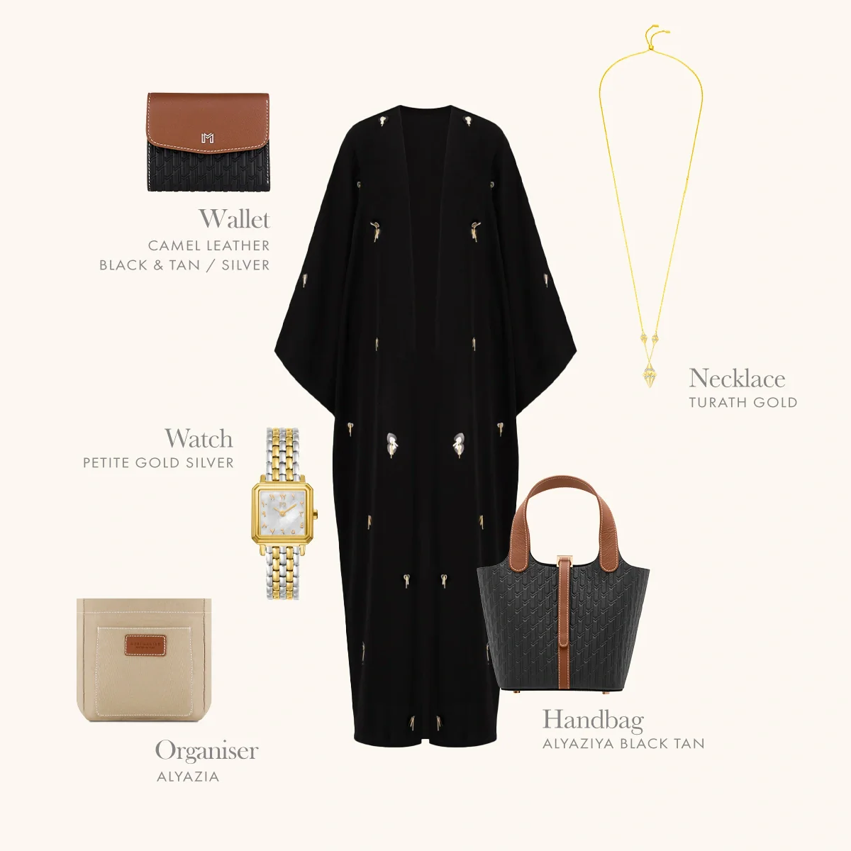 Alyazia / Organiser / Trifold Wallet / Burqa Charm - Gift Set - Image 26