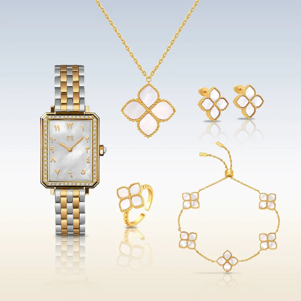 Amal / Joory Pearl Gold Set - Gift Set - Image 13