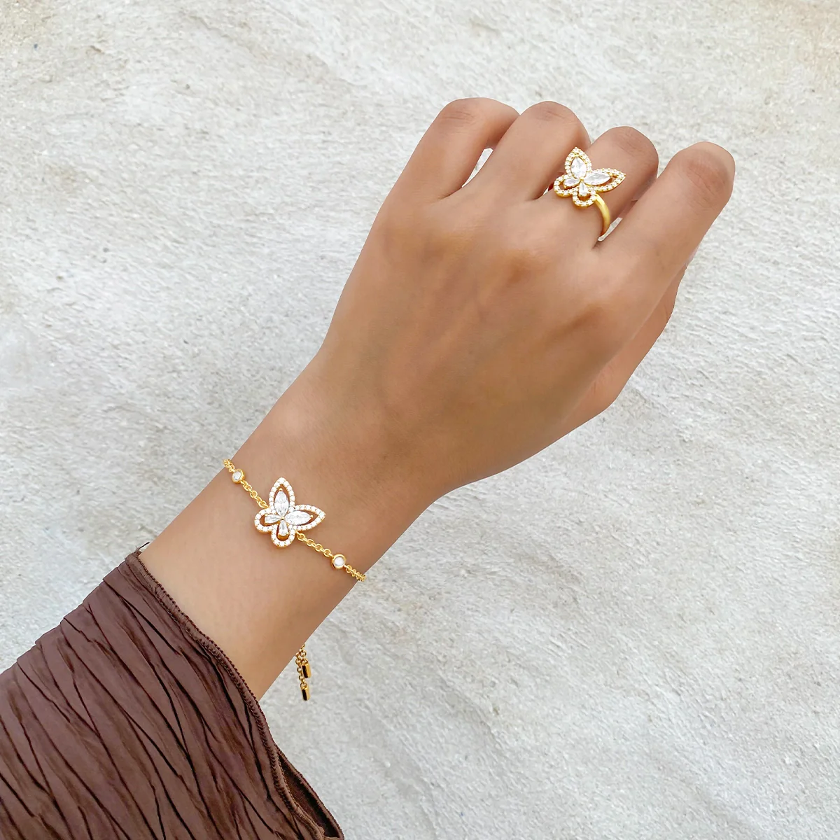 Butterfly / Bracelet Gold - Image 4
