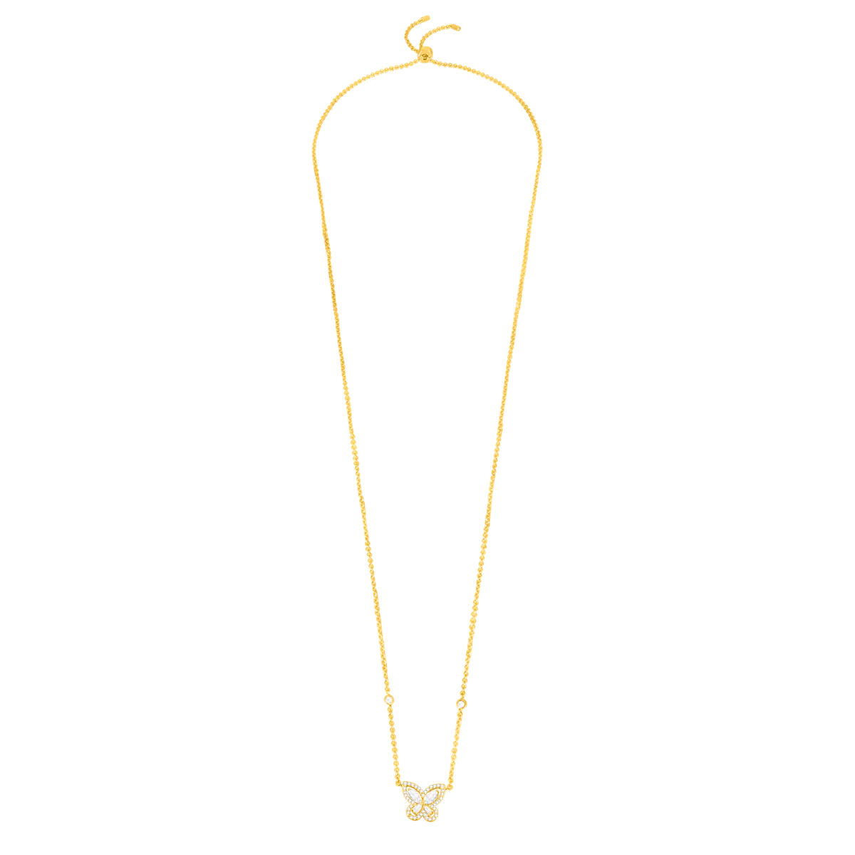 Butterfly / Necklace Gold - Image 3