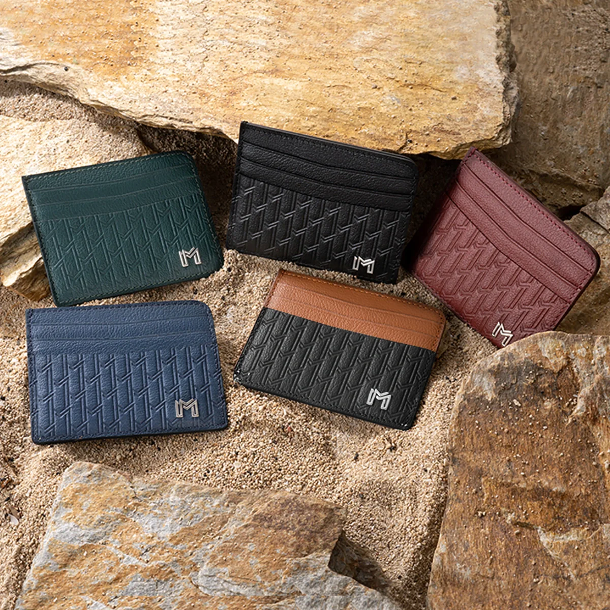 Camel Leather Black & Tan / Silver - Image 5