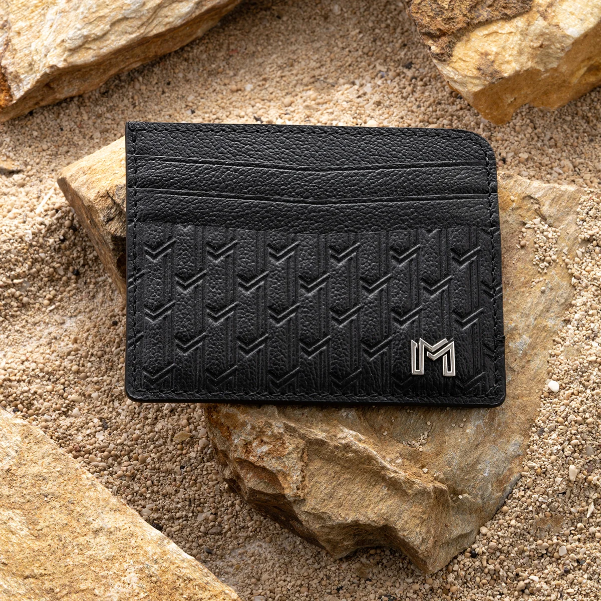 Camel Leather Black / Silver - Image 4