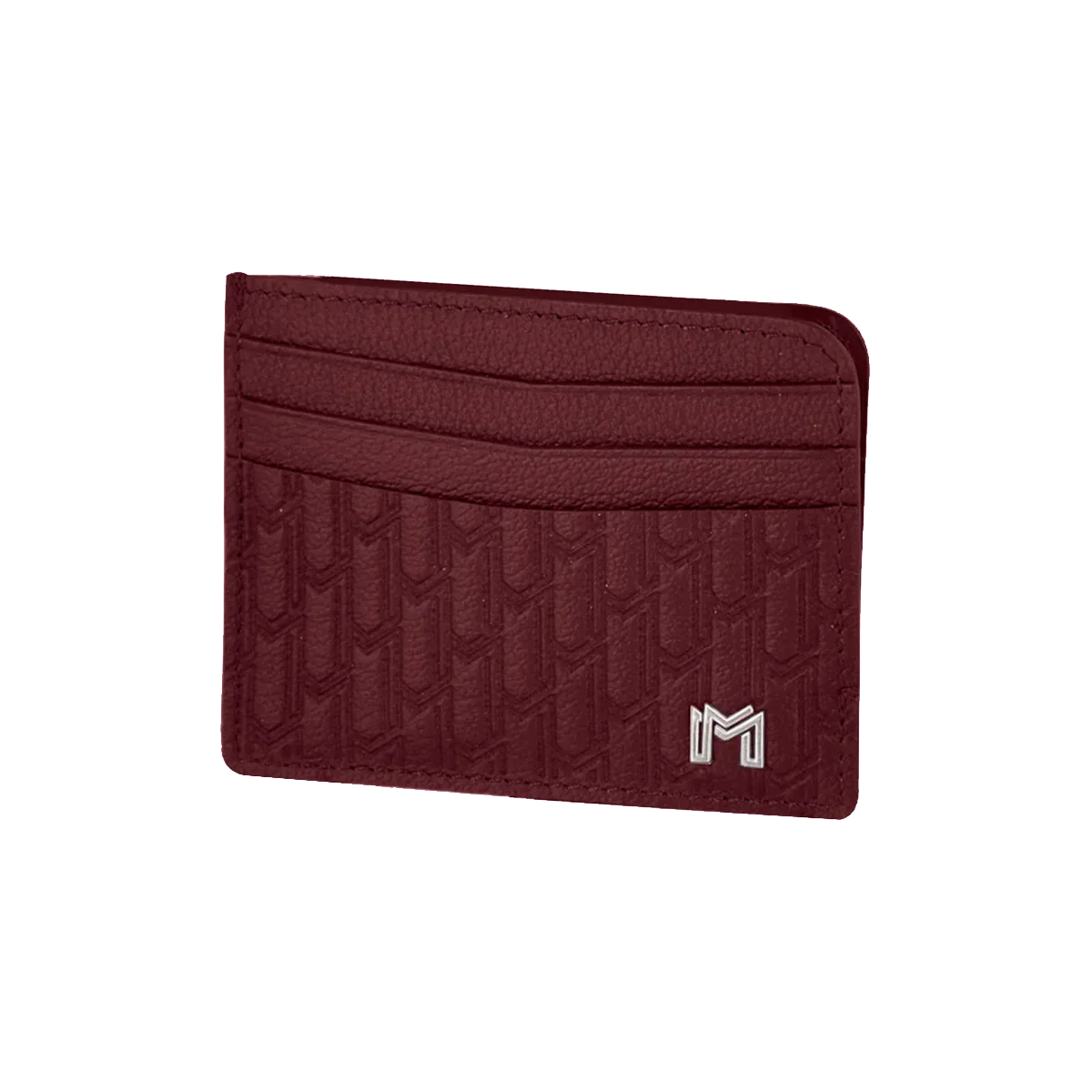 Camel Leather Burgundy / Silver - Image 3