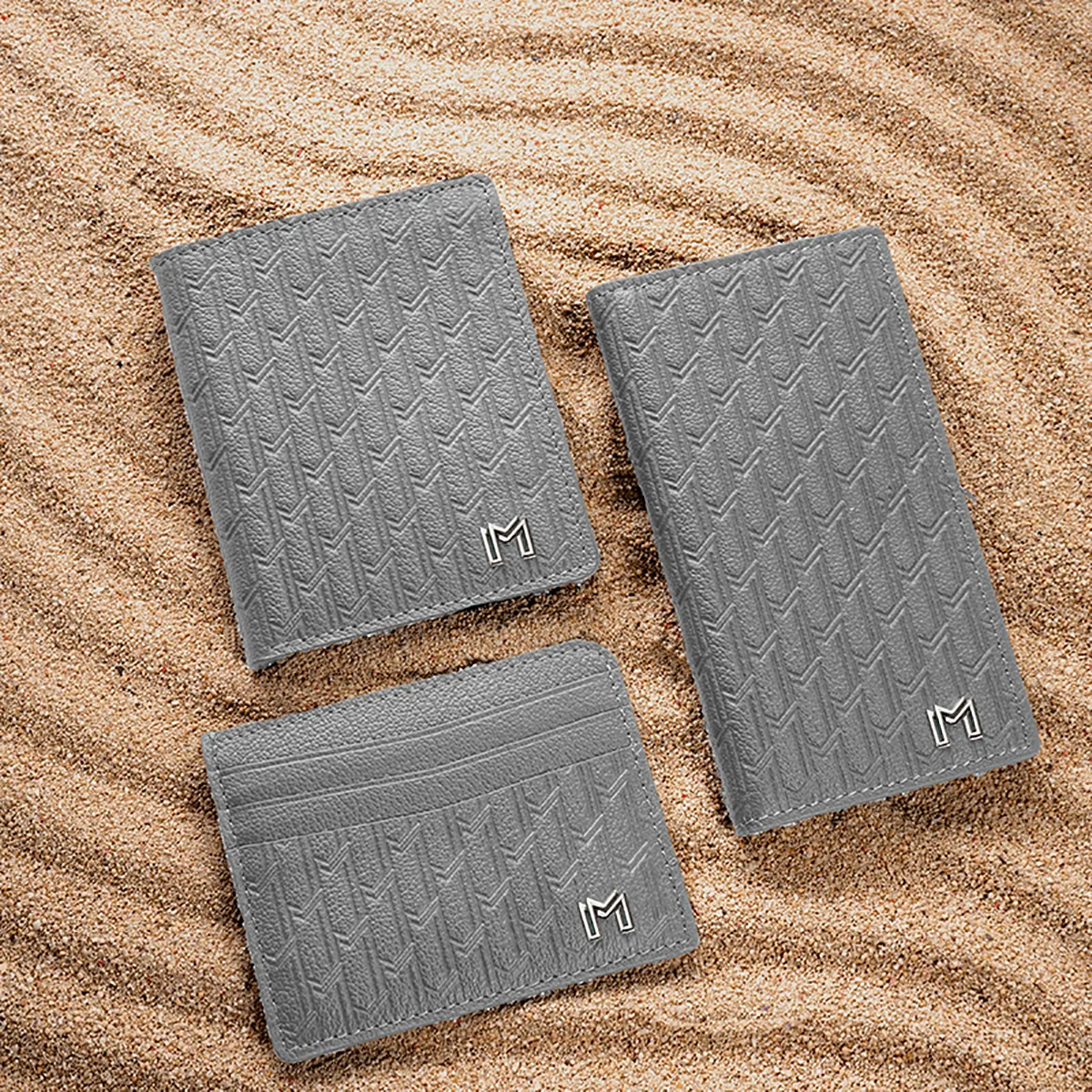 Camel Leather Grey / Silver - Image 5