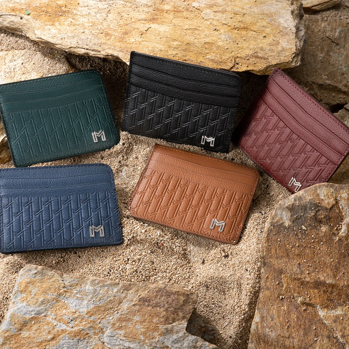 Camel Leather Green / Silver - Image 5