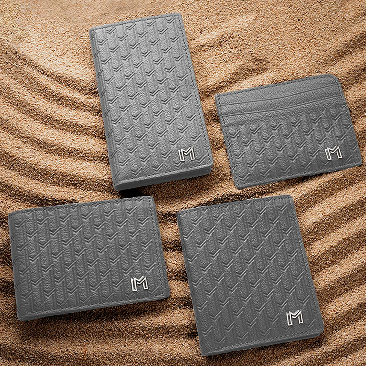 Camel Leather Grey / Silver - Image 5