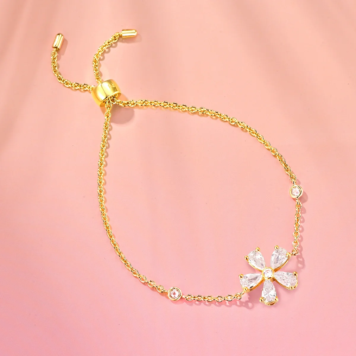 Daisy Flower / Bracelet Gold - Image 3