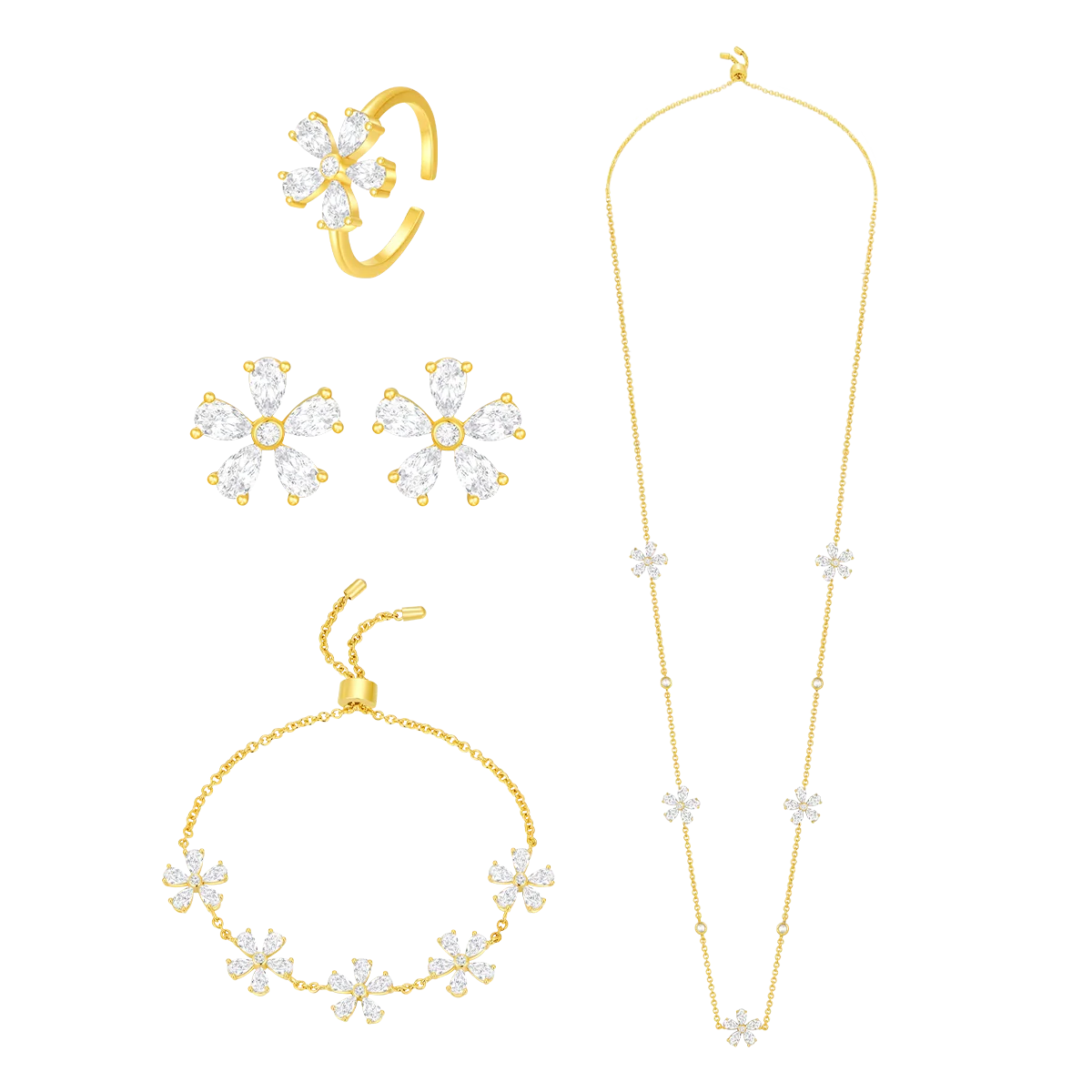 Daisy Flower / Multi Motif Set Gold - Image 6