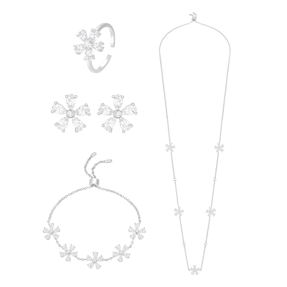 Daisy Flower / Multi Motif Set Silver - Image 6