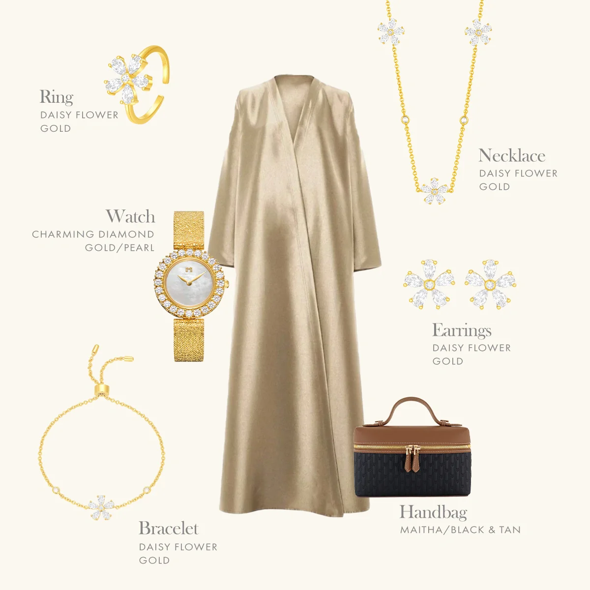 Daisy Flower / Simple Set Gold - Image 9
