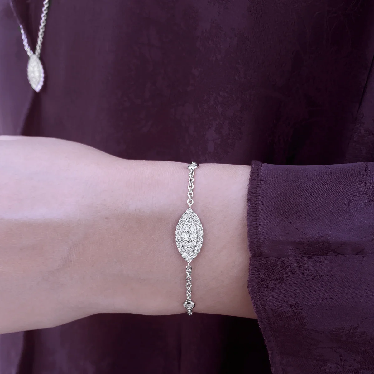 Daisy Leaf / Bracelet Silver - Image 5