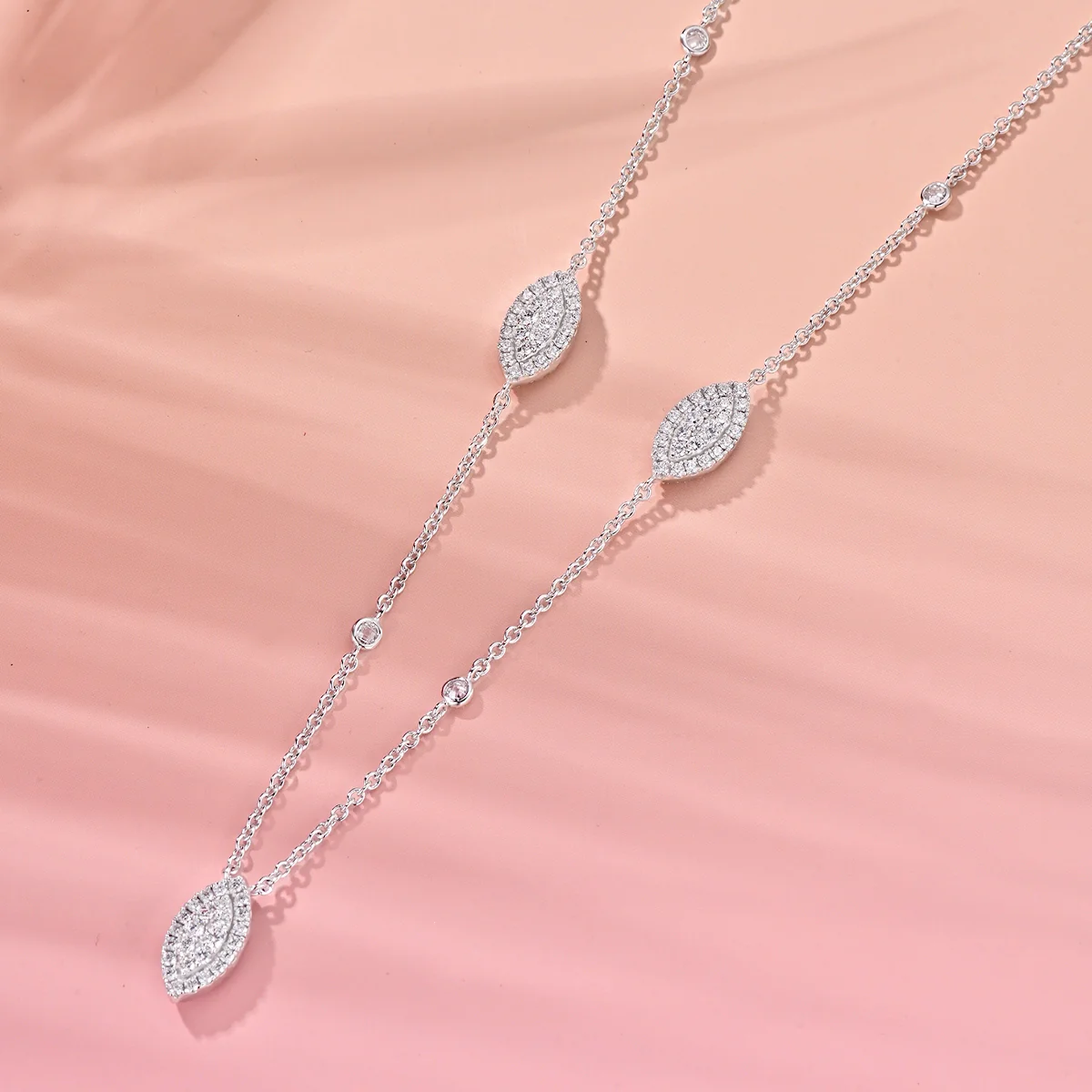 Daisy Leaf / Necklace Silver - Image 5
