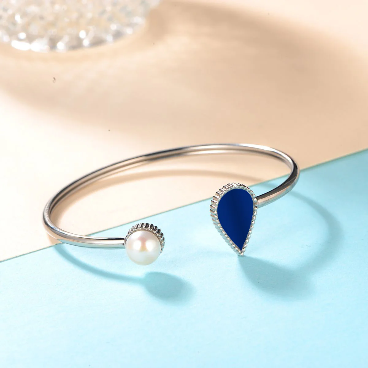 Drop / Bangle Blue Silver - Image 2