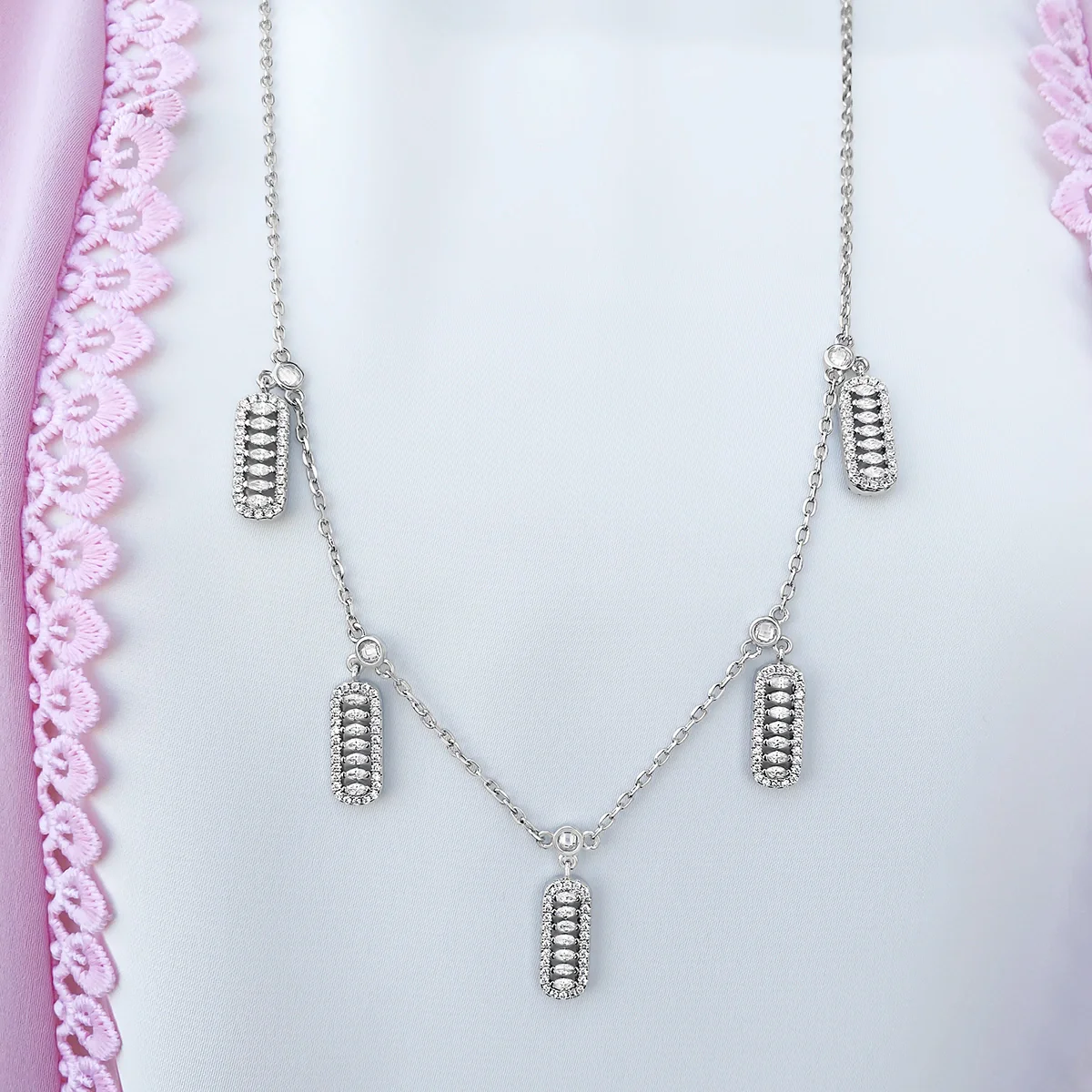 Fyne / Multi Necklace Silver - Image 5