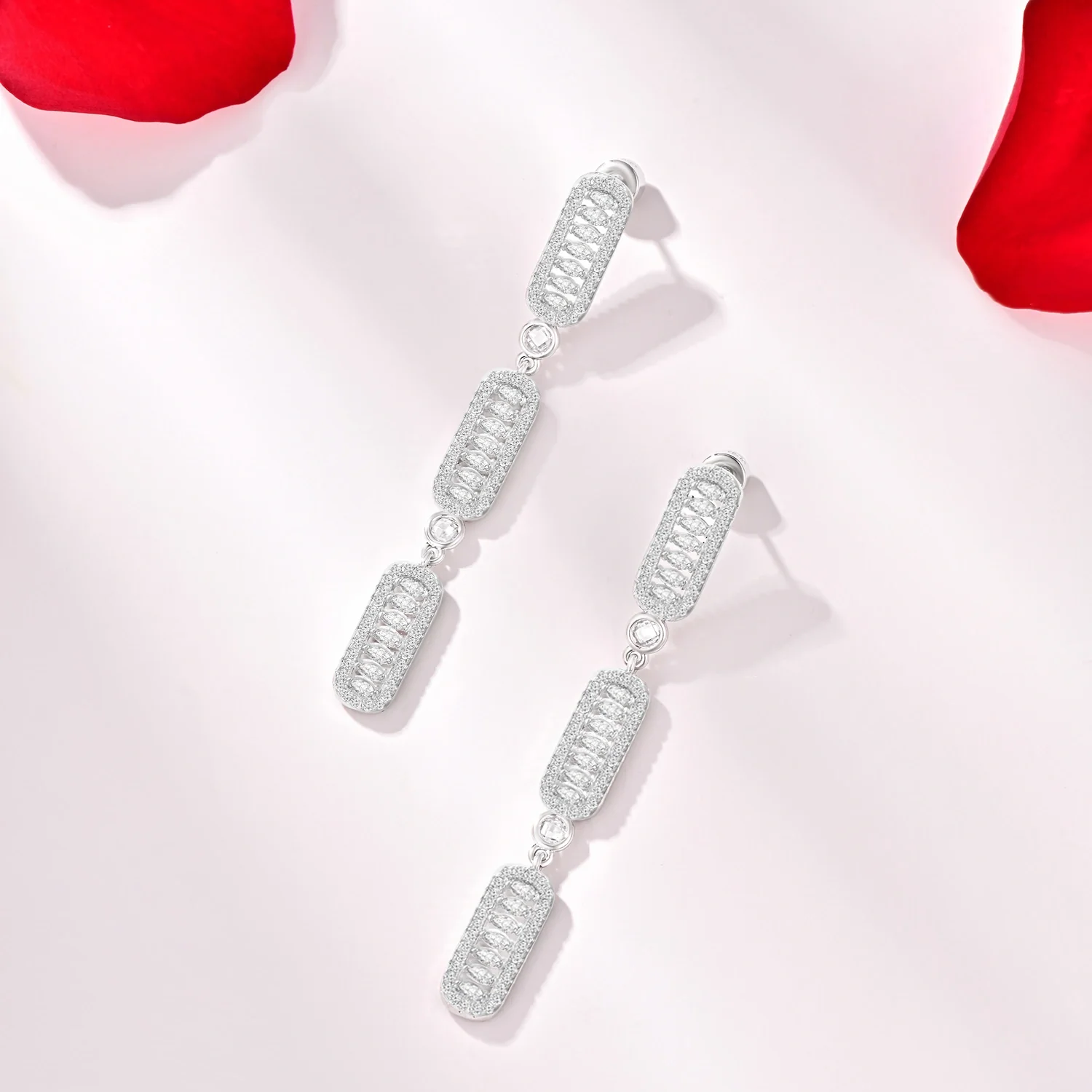 Fyne / Triple Earrings Silver - Image 3