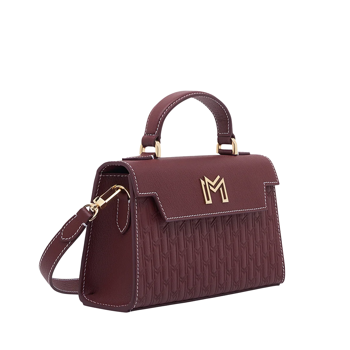 Hessa Handbag / Burgundy - Image 4