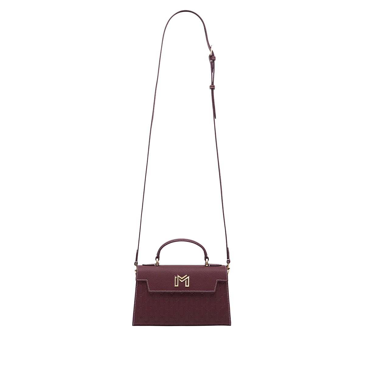 Hessa Handbag / Burgundy - Image 5