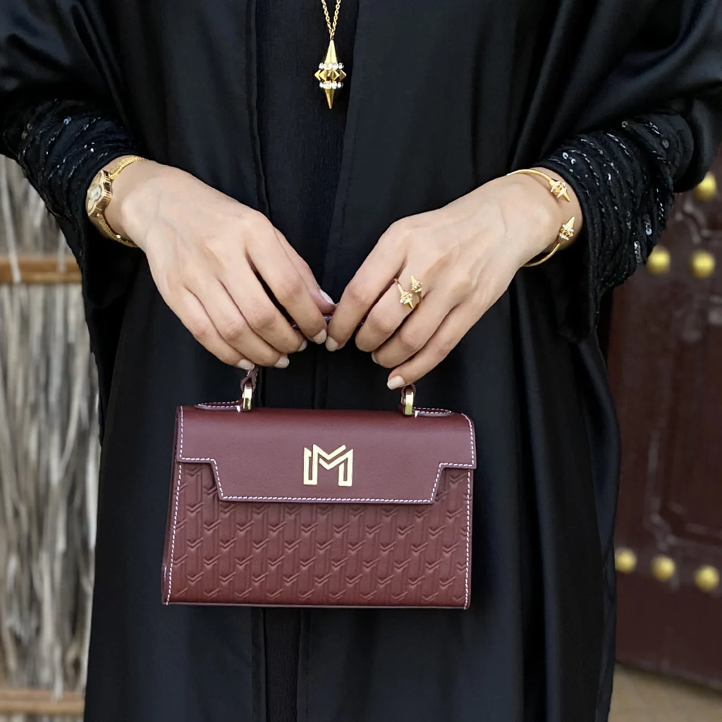 Hessa Handbag / Burgundy - Image 6