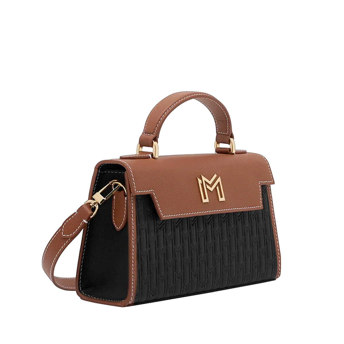 Hessa Handbag / Black & Tan - Image 4