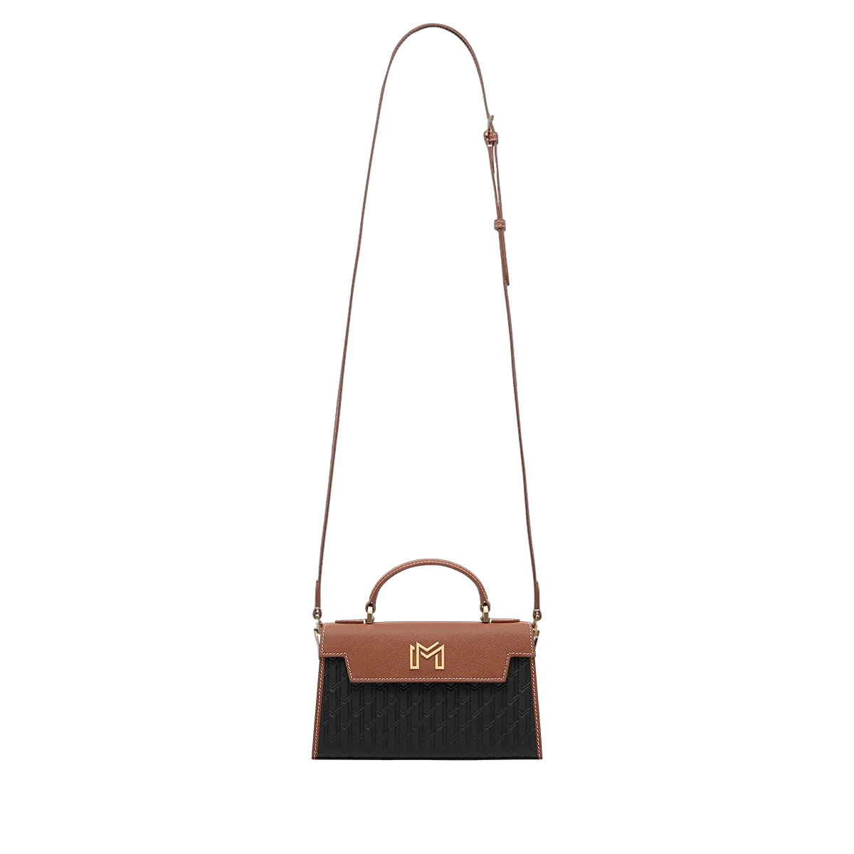 Hessa Handbag / Black & Tan - Image 5