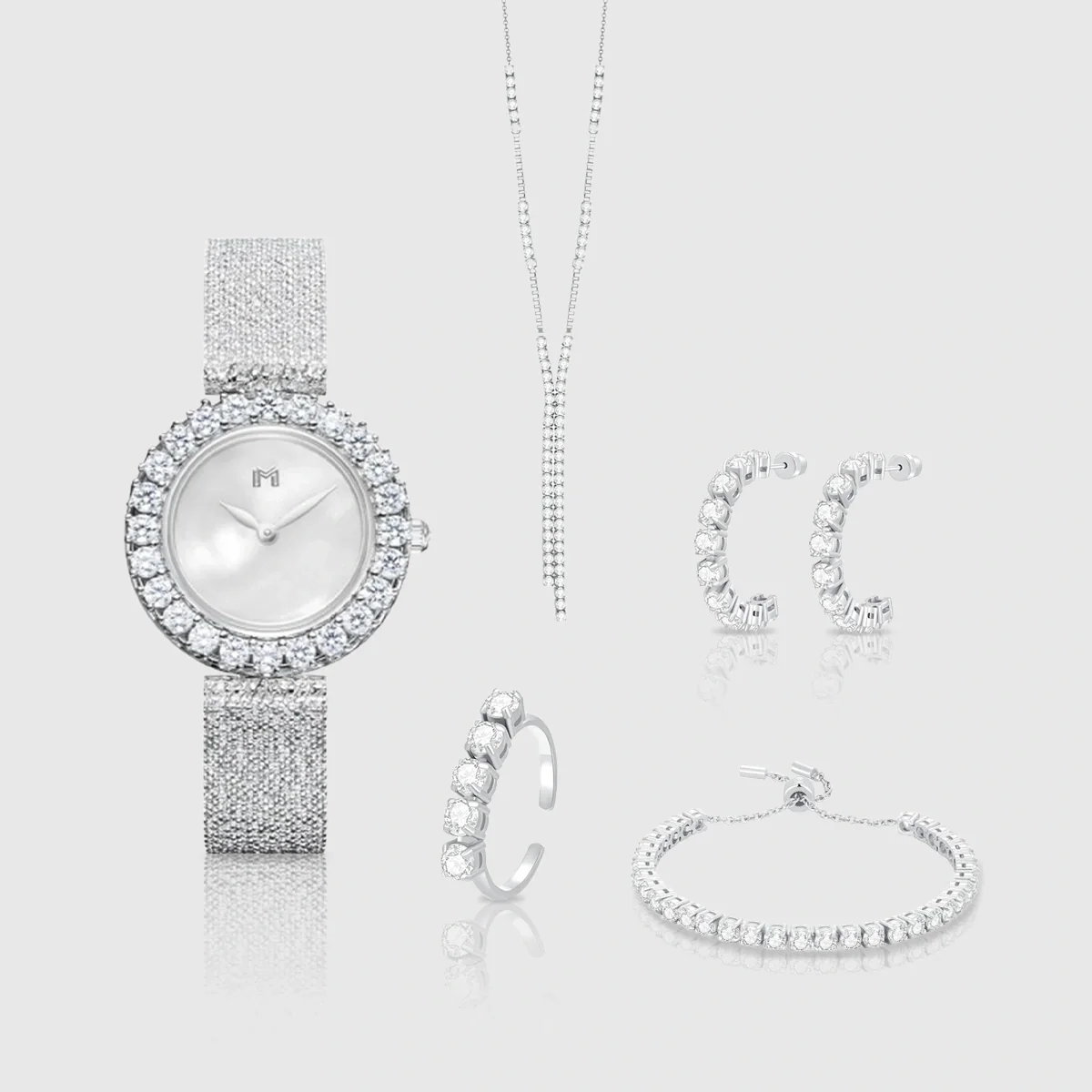 Huda / Tennis Silver - Gift Set - Image 2