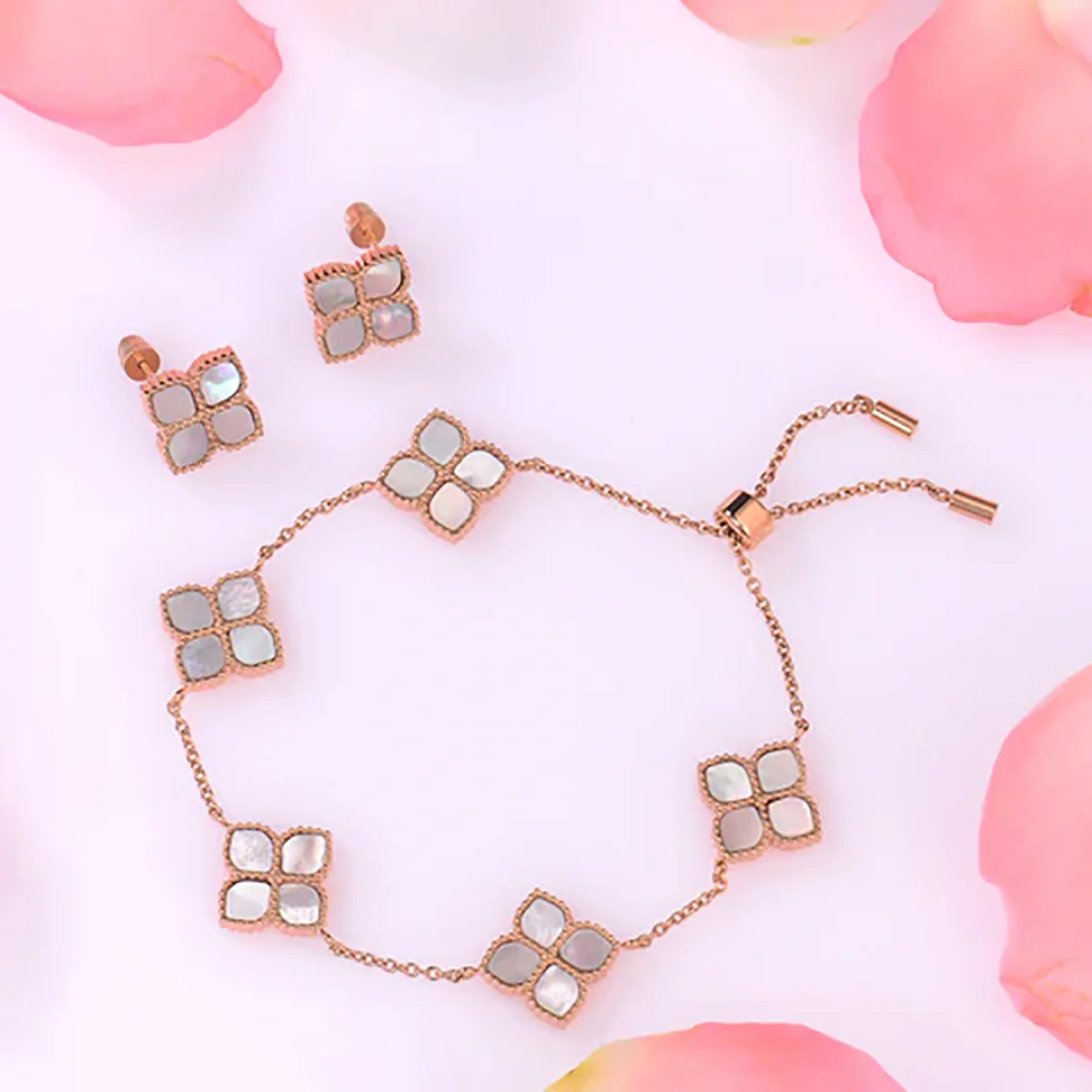 Joory / Bracelet Pearl Rose Gold - Image 3