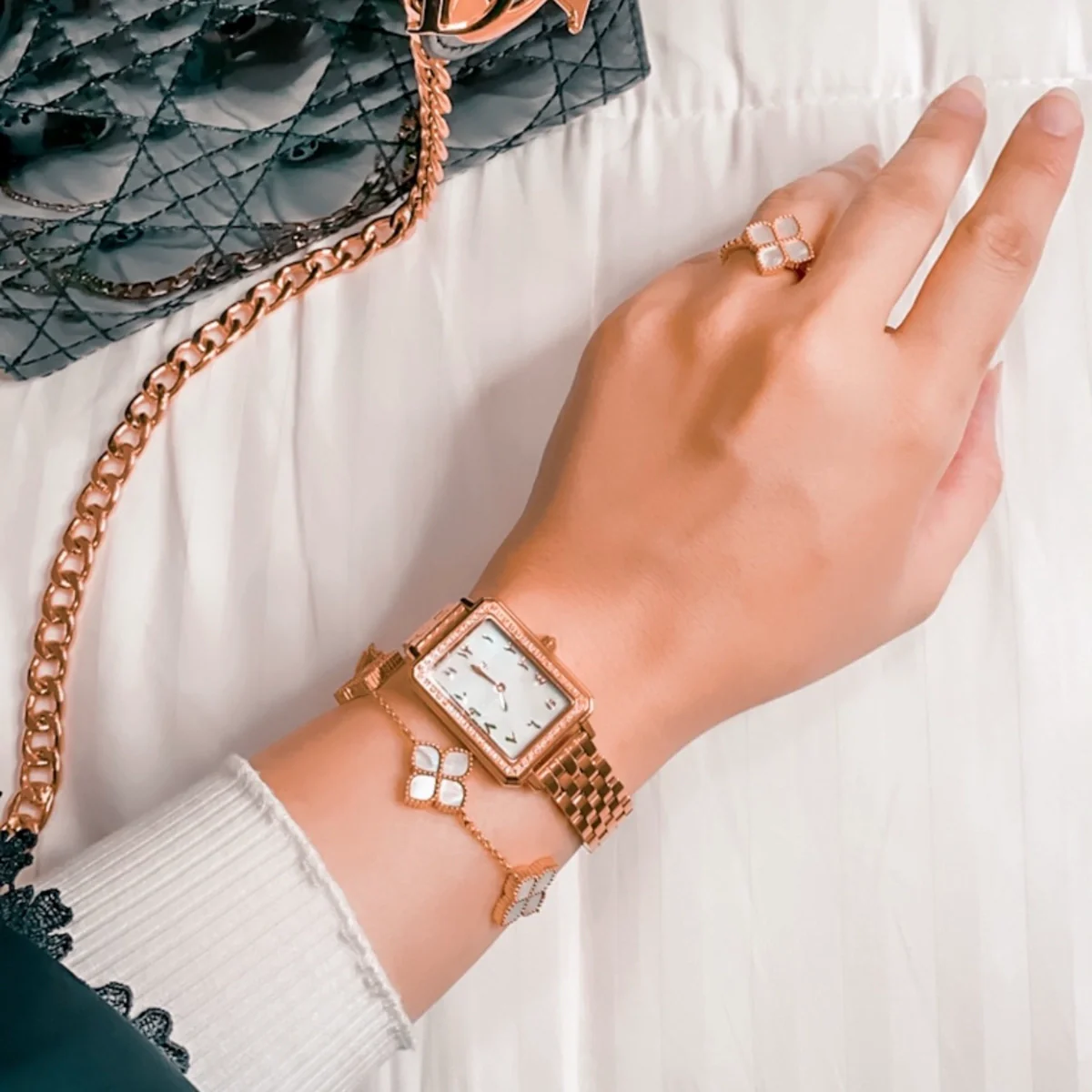 Joory / Bracelet Pearl Rose Gold - Image 7