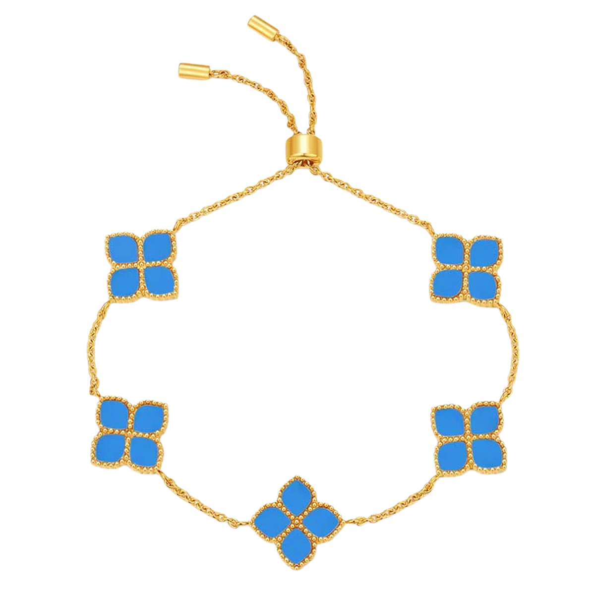 Joory / Bracelet Teal Gold