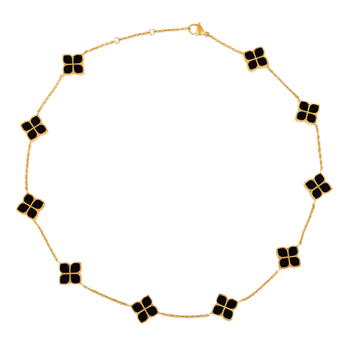 Joory / Choker Necklace Black Gold