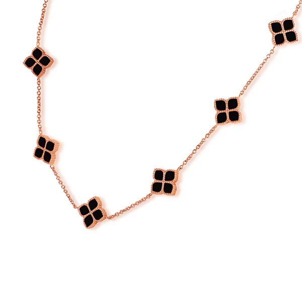 Joory / Choker Necklace Black Rose Gold - Image 2