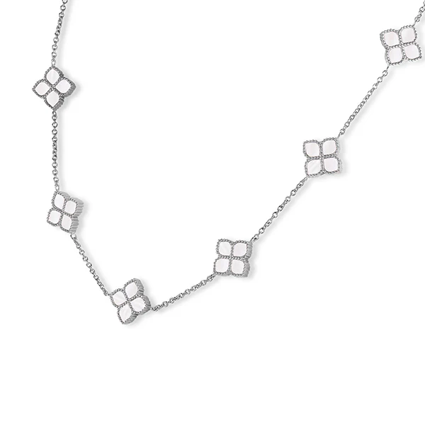 Joory / Choker Necklace Pearl Silver - Image 2
