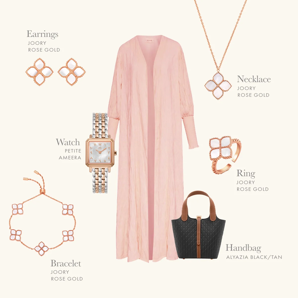 Joory / Necklace Pearl Rose Gold - Image 8