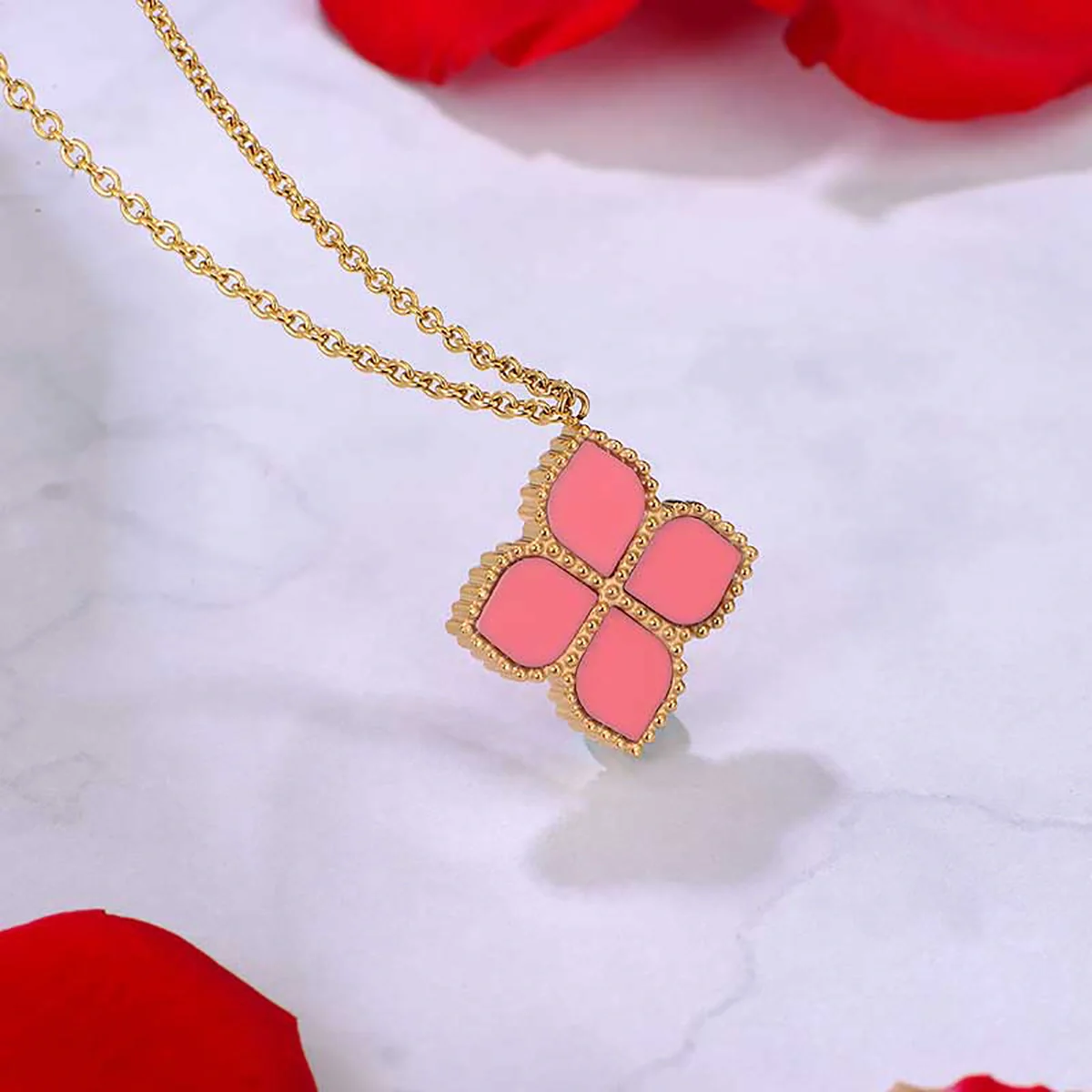 Joory / Necklace Pink Gold - Image 5