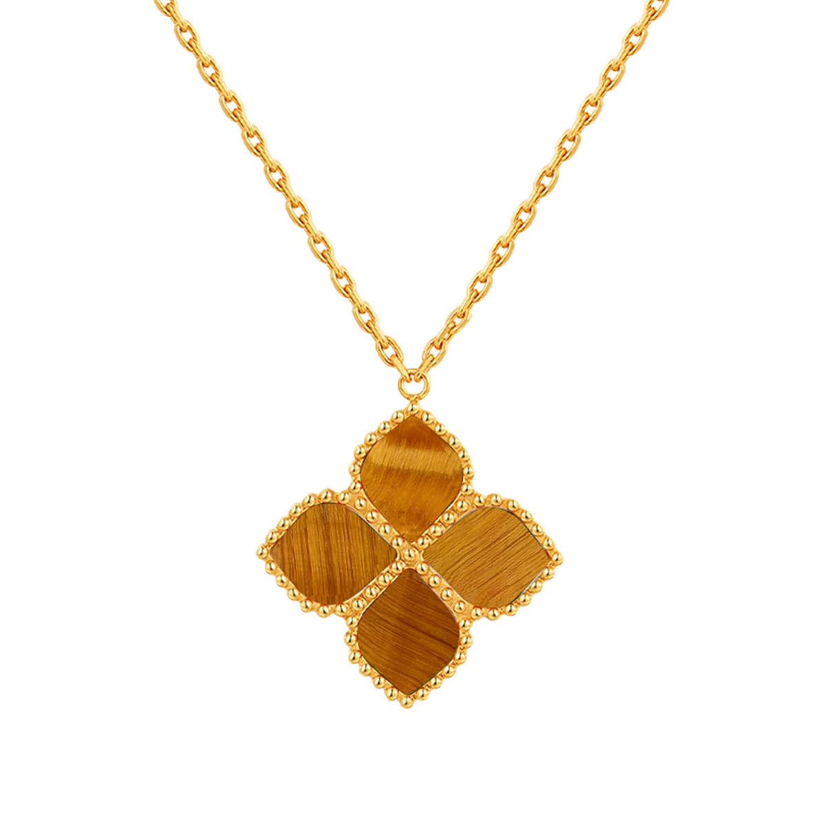 Joory / Necklace Tiger Eye Gold