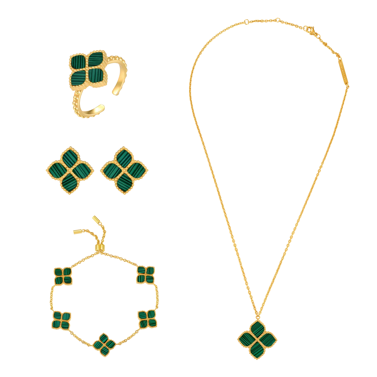 Joory / Set Malachite Gold - Image 6