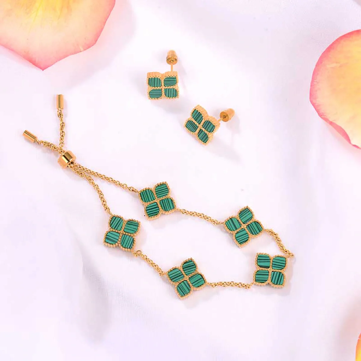 Joory / Set Malachite Gold - Image 8