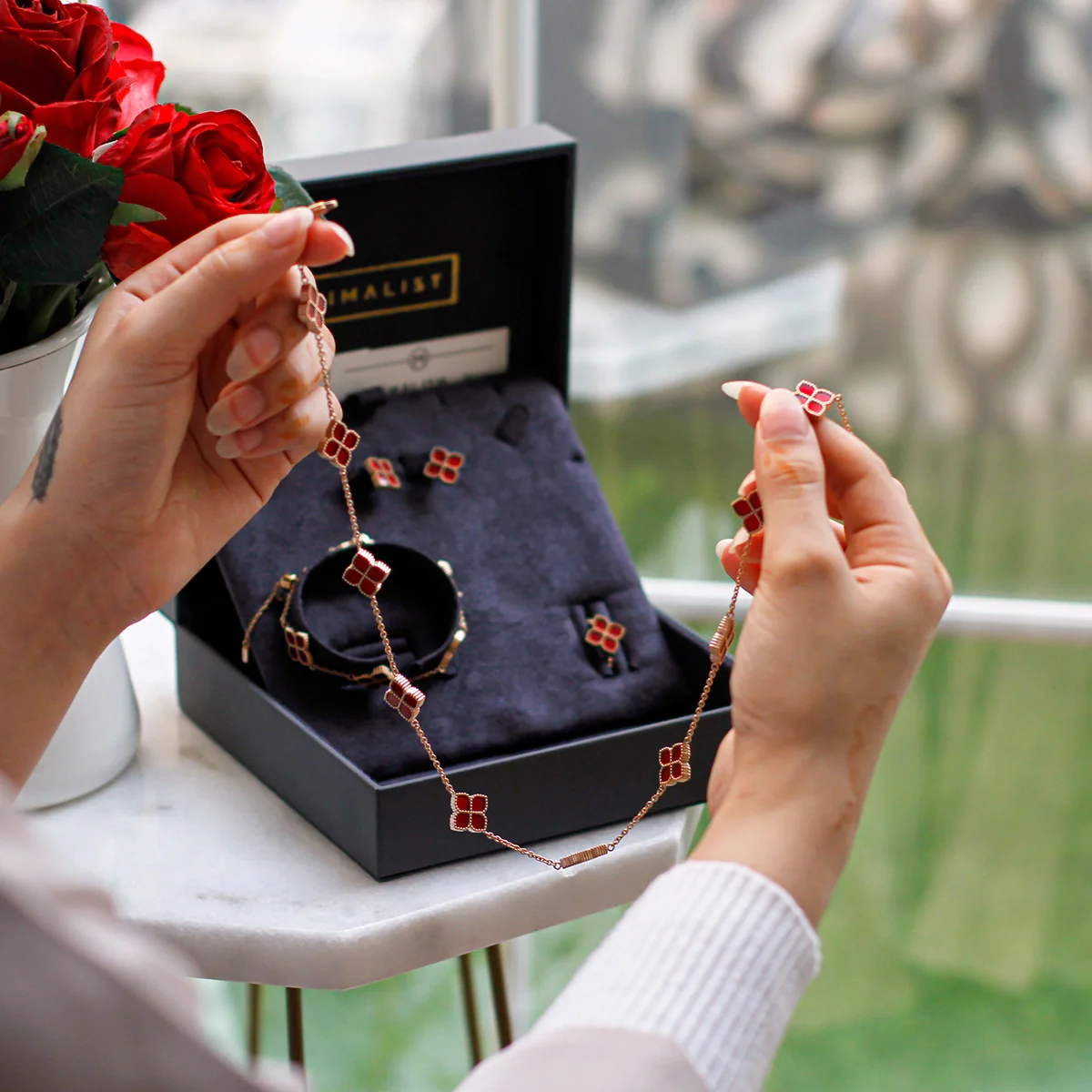 Joory / Set Red Rose Gold - Image 9