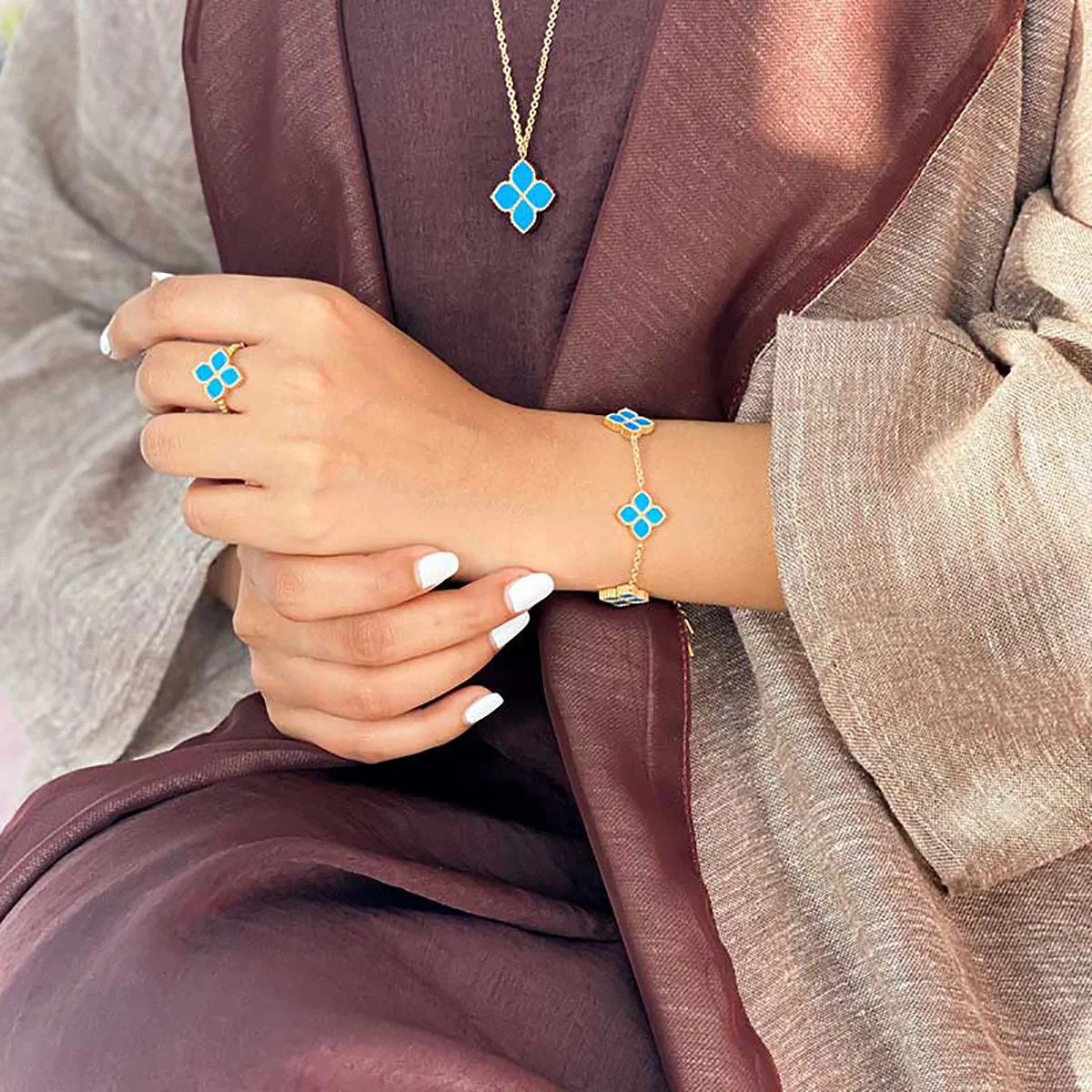 Joory / Set Teal Gold - Image 9