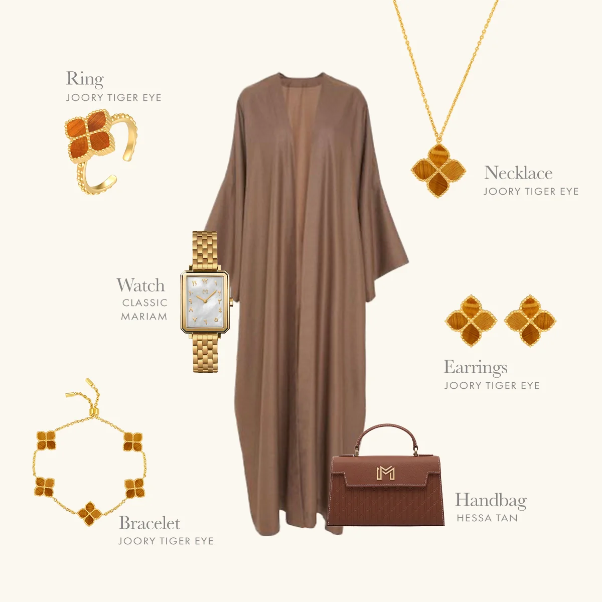Joory / Set Tiger Eye Gold - Image 12