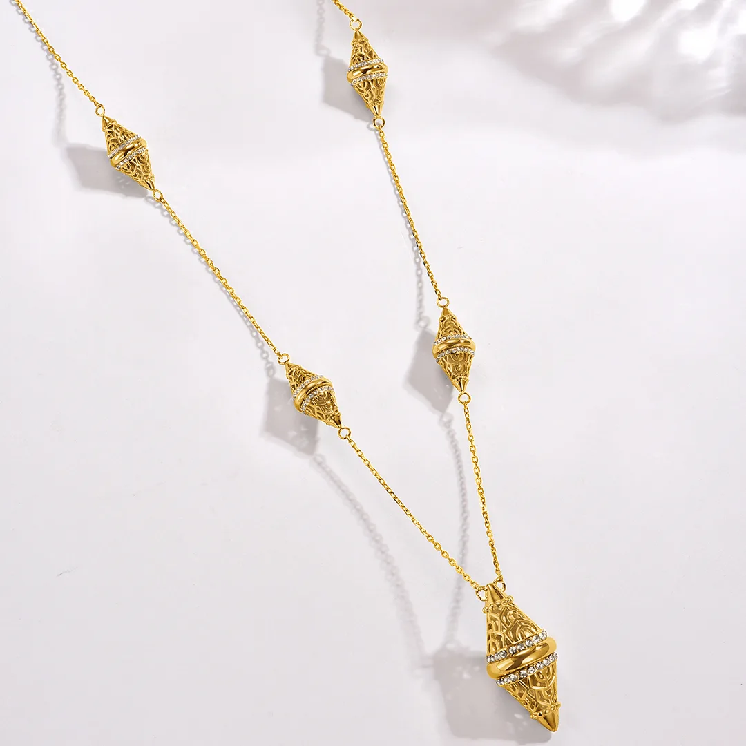 Lantern / Necklace Gold - Image 3