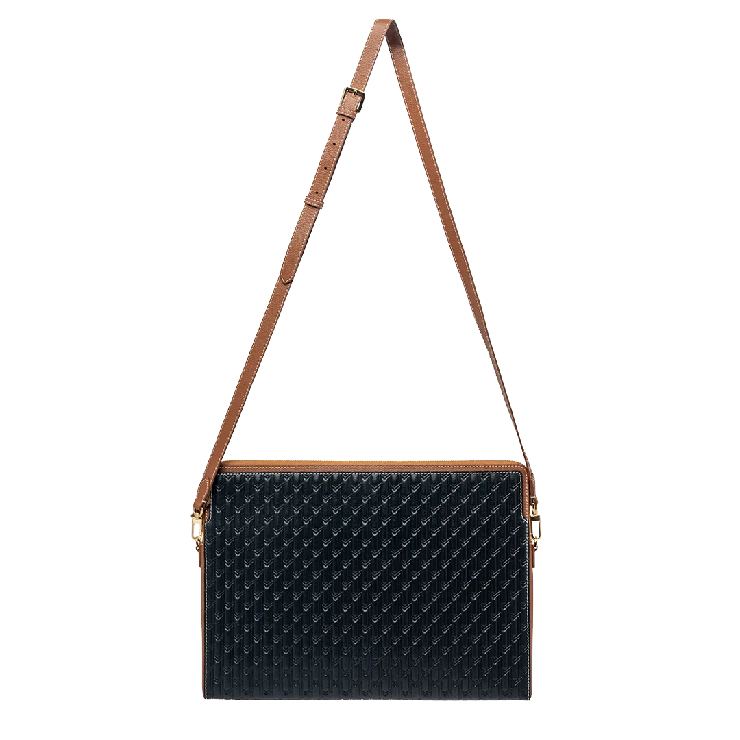 Laptop Sleeve / Black & Tan - Image 5