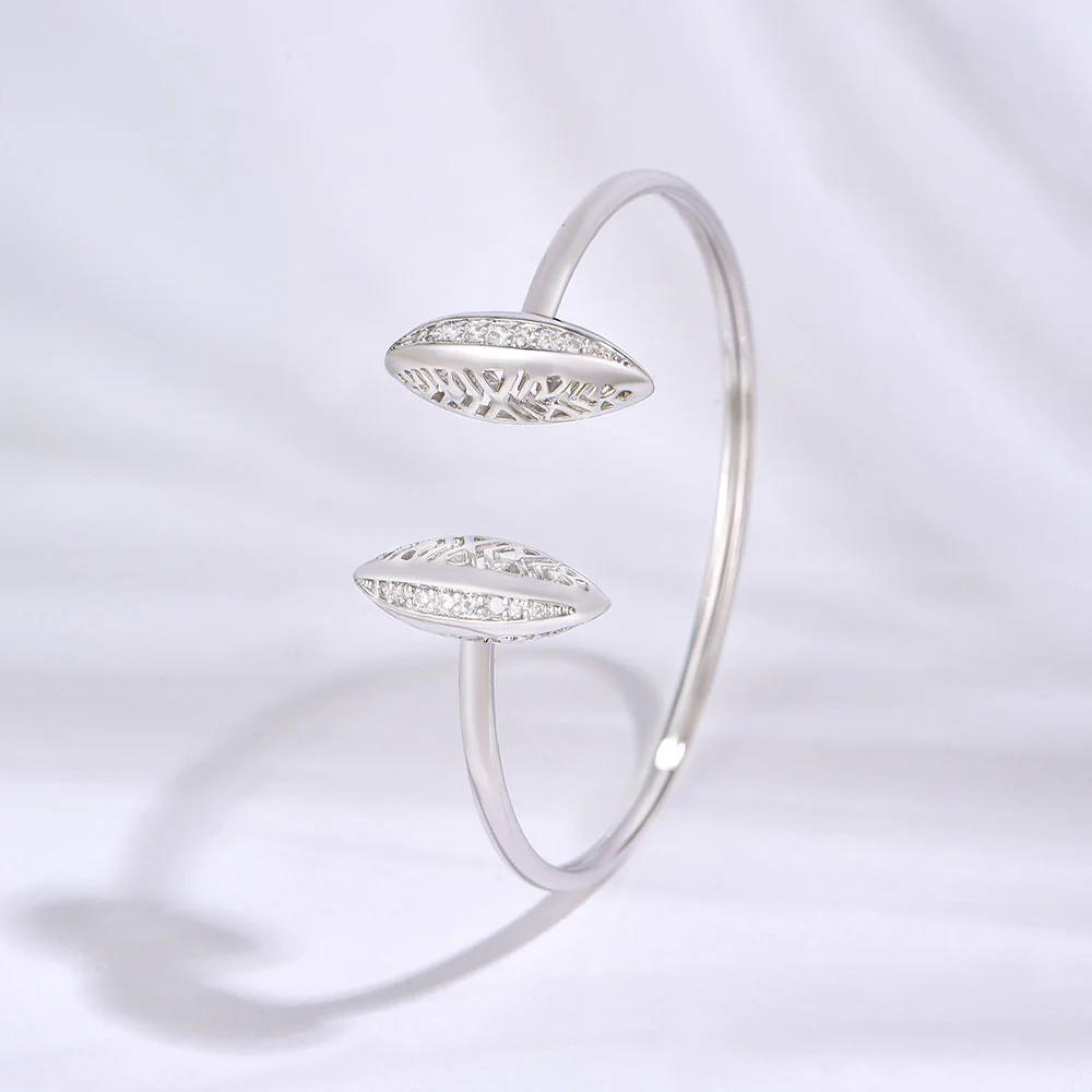 Leaf / Bangle Silver - Image 3