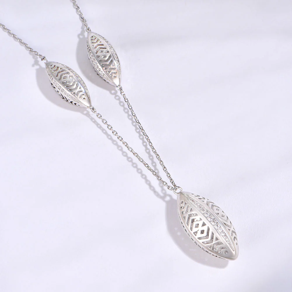Leaf / Necklace Silver - Image 5