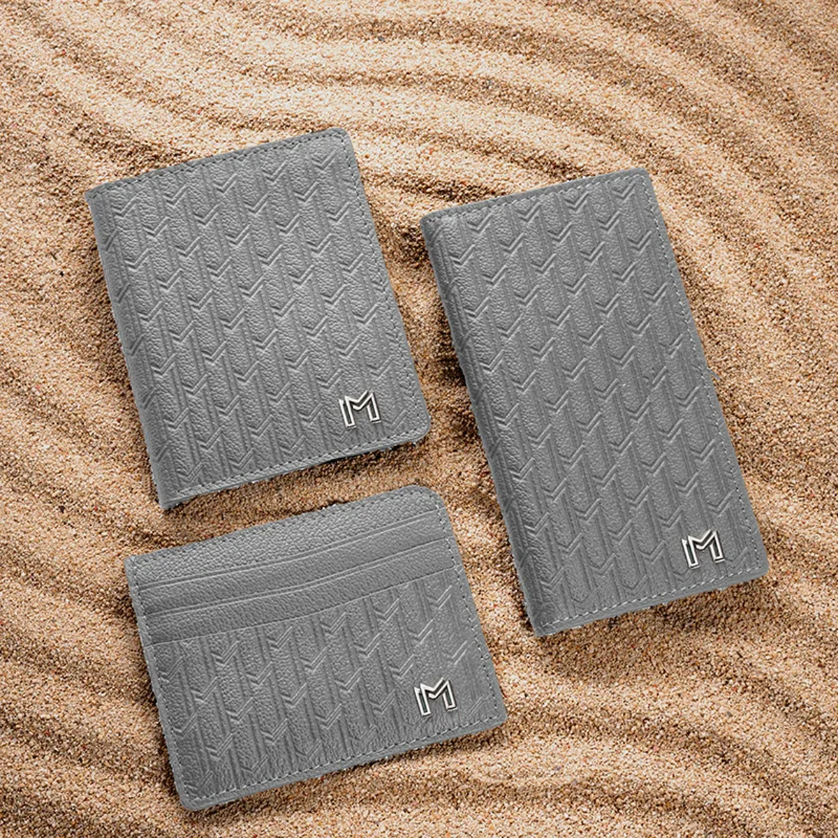 Camel Leather Grey / Silver - Image 5