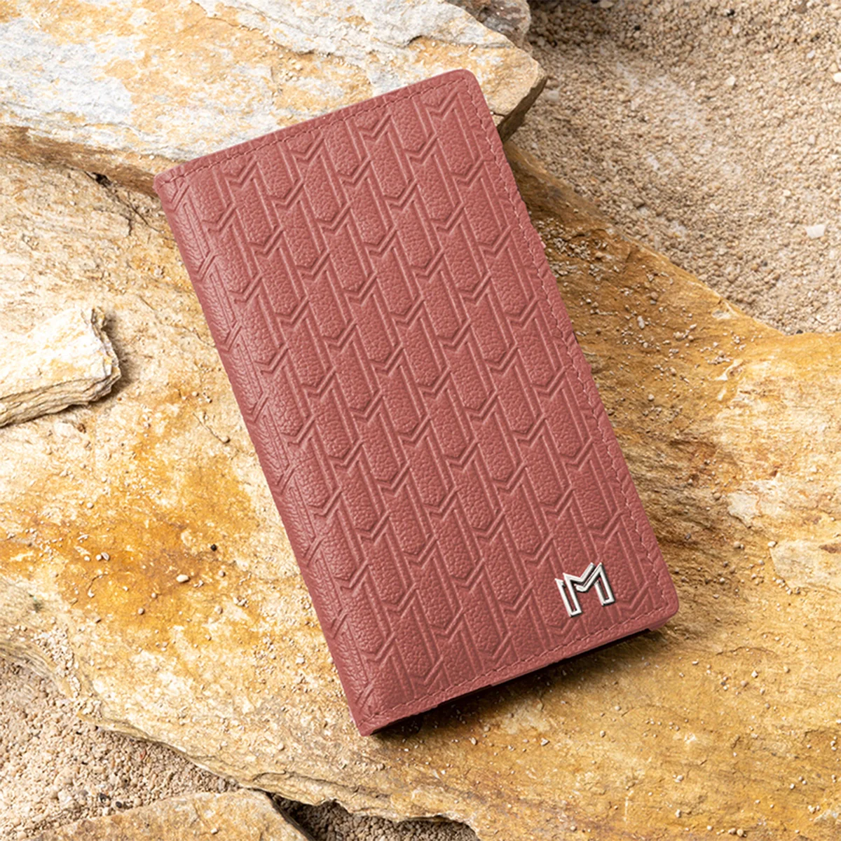 Camel Leather Pink / Silver - Image 4