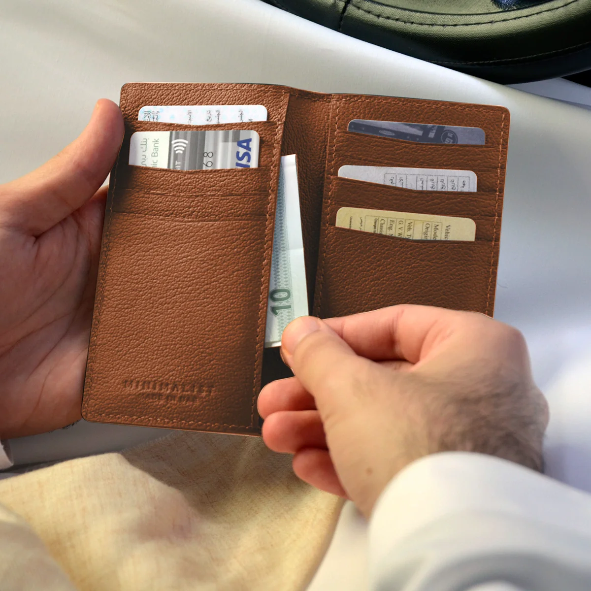 Camel Leather Tan / Silver - Image 7