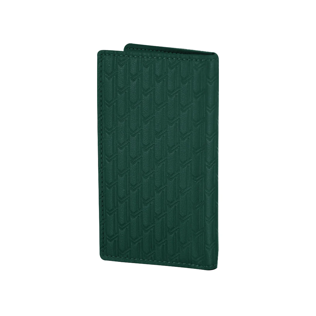 Italian Calfskin Leather Green / Gold - Image 3