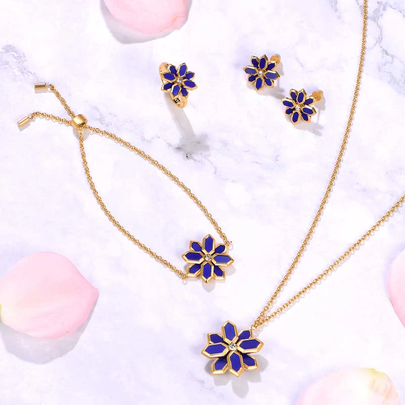 Lotus / Ring Blue Gold - Image 3